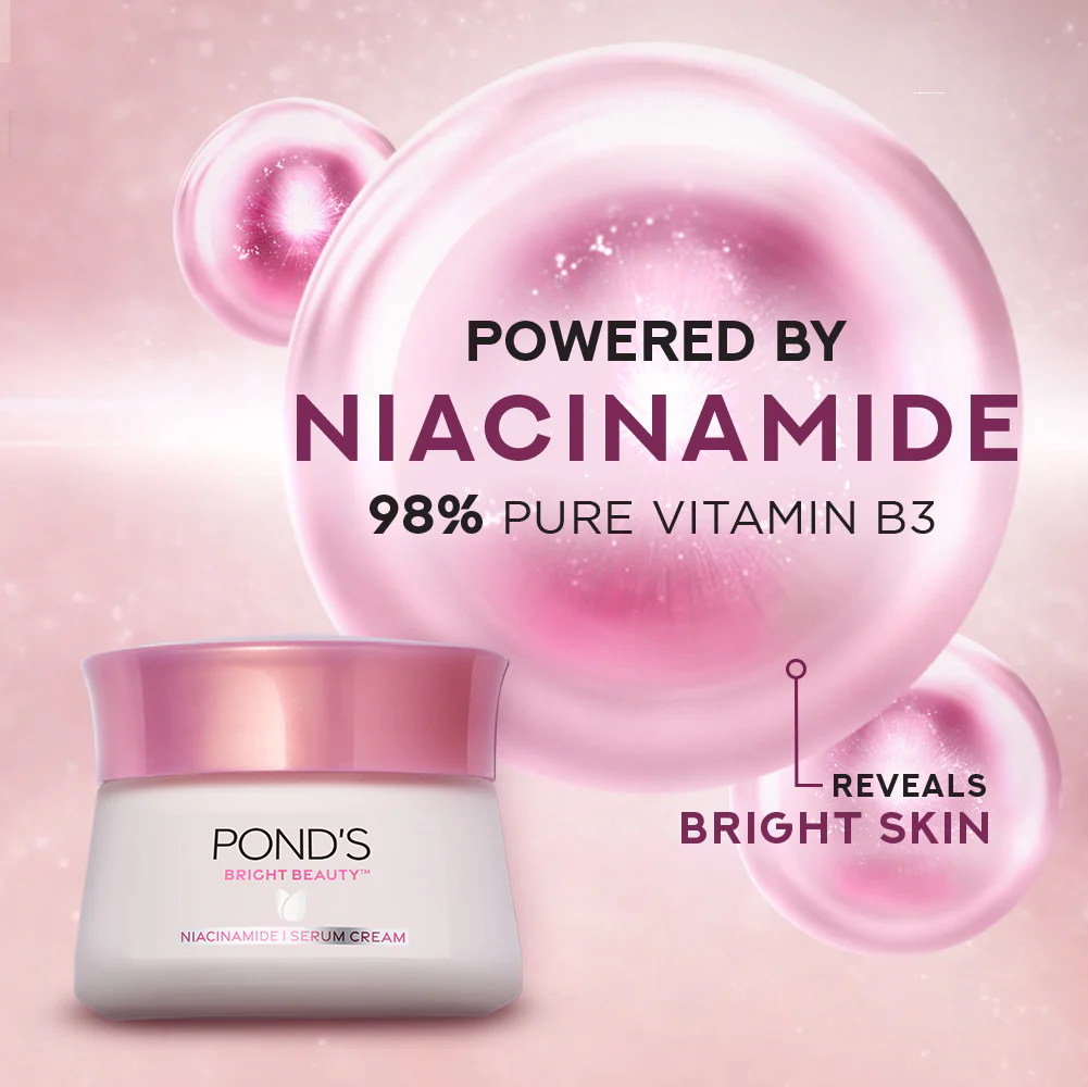 POND'S Bright Beauty Anti-Spot Serum Cream with Niacinamide and SPF 15 PA++, Fades Dark Spots - Image 13