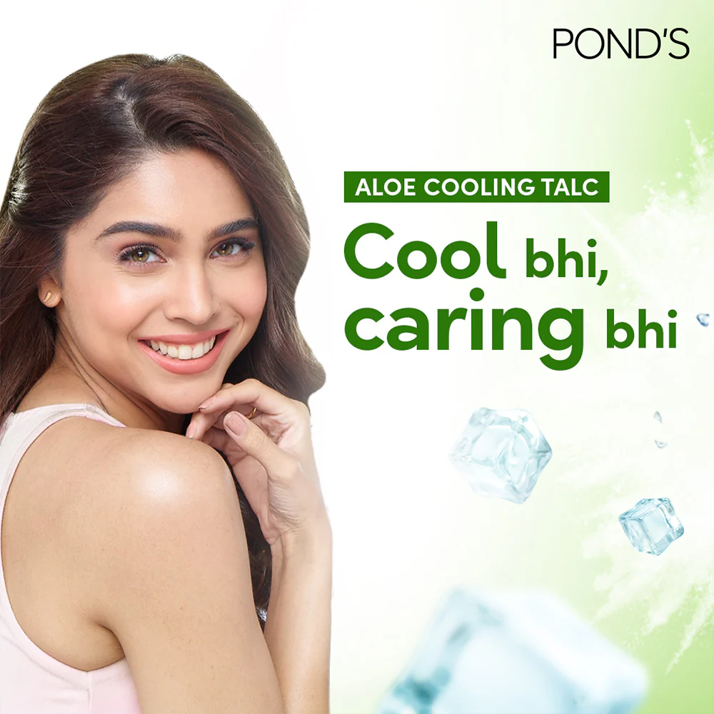 POND'S Aloe Cooling Talc, With 100% Natural Aloe vera extract - Image 4