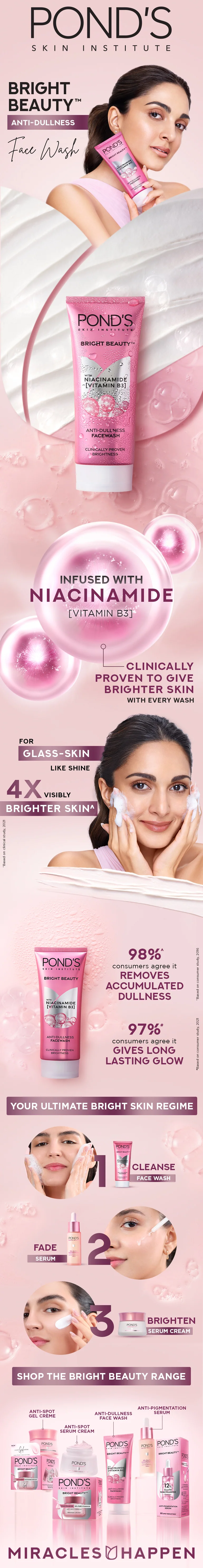POND'S Bright Beauty Anti-Dullness Facewash with Vitamin B3 - Image 31