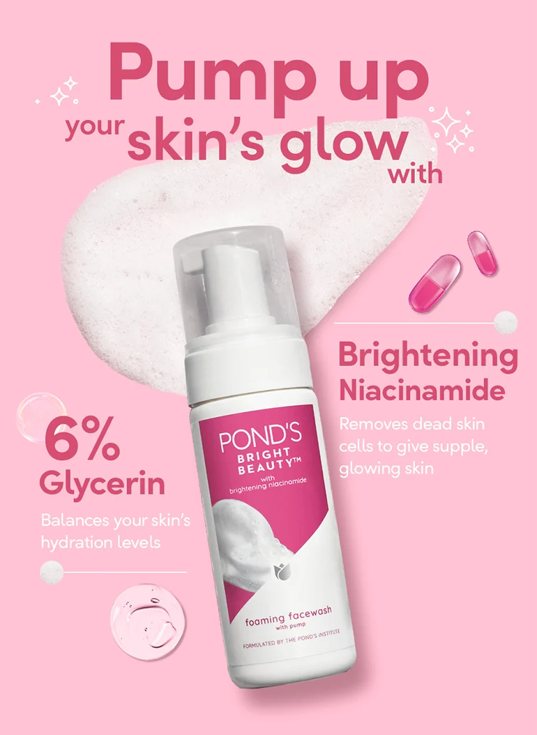 POND'S Bright Beauty Foaming Pump Facewash - Image 4