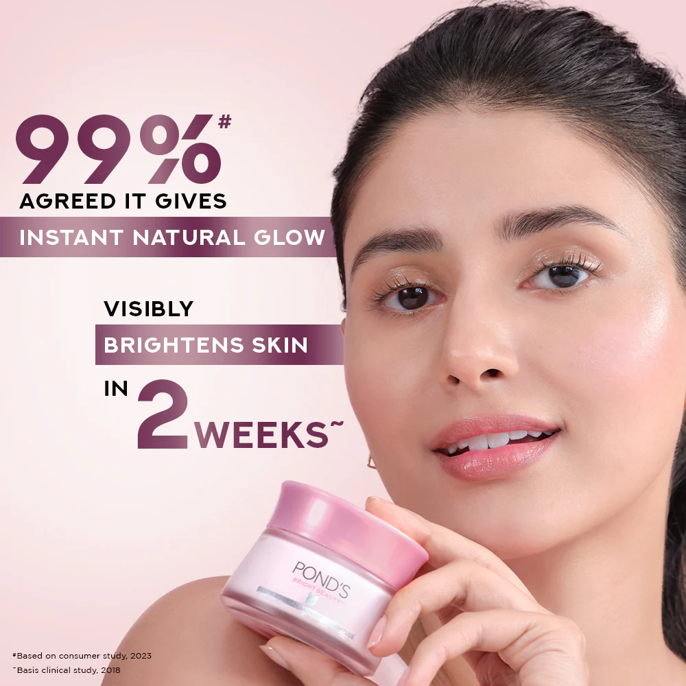 POND'S Bright Beauty Gel Crème with Glutaboost Niacinamide Complex for Fading Dark Spots, 50g - Image 5