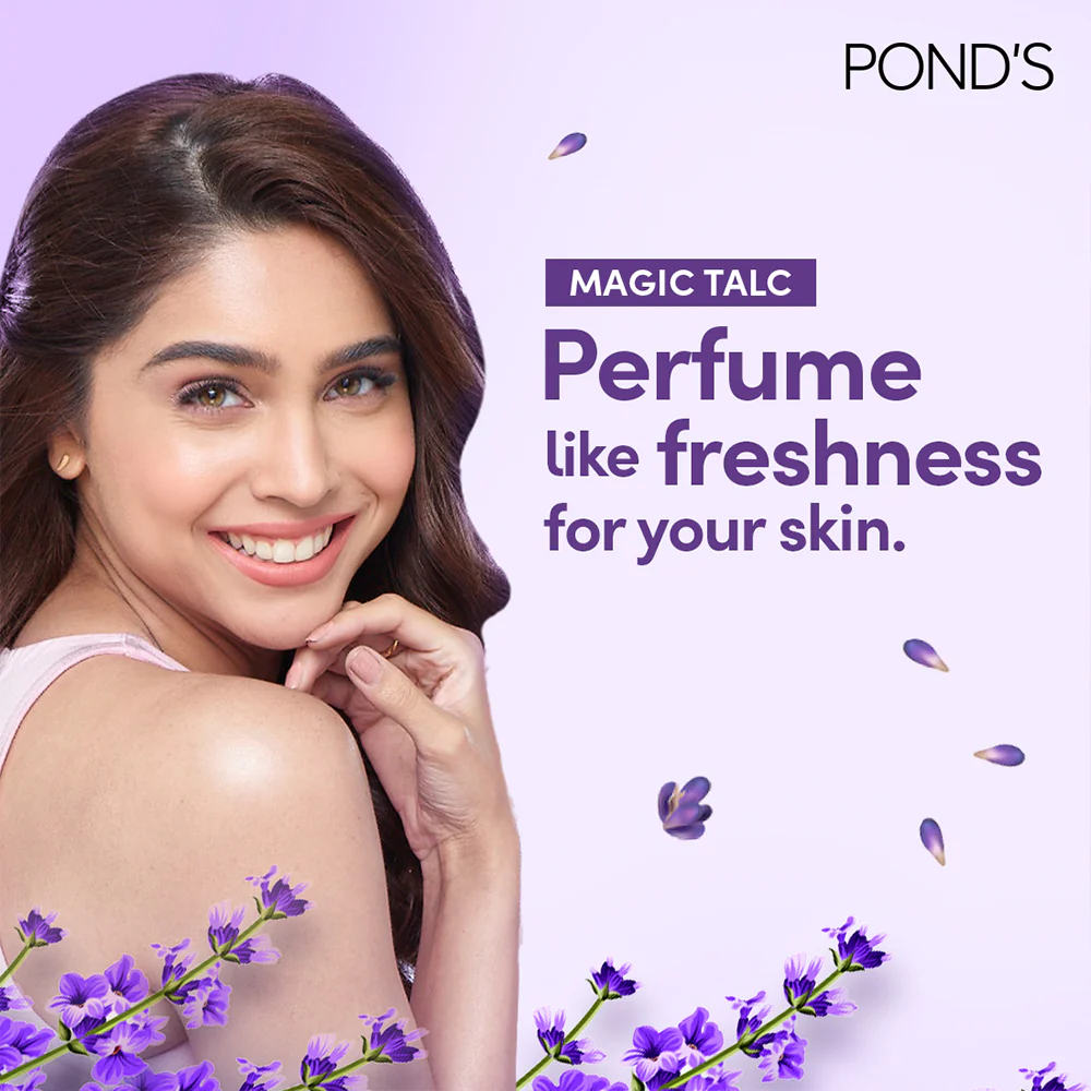 POND'S Magic Freshness Talcum Powder With Fragrance of Acacia Honey, (400 gm) - Image 4