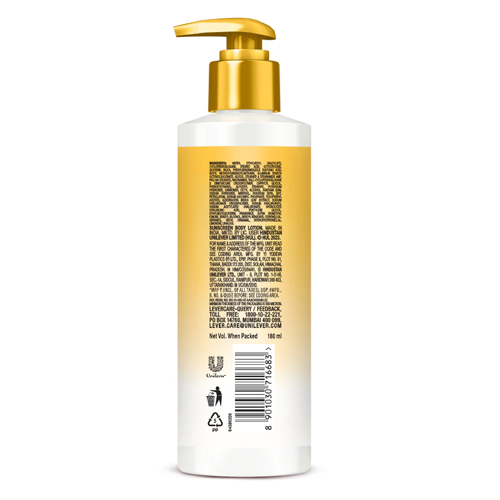 POND'S SUN MIRACLE SPF 30 PA +++ SUNSCREEN BODY LOTION - PROTECT & BRIGHT WITH NIACINAMIDE - Image 4