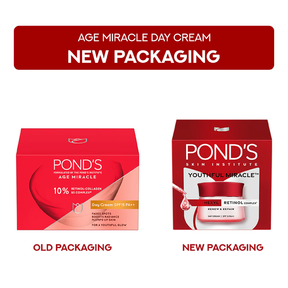 POND'S Youthful Miracle Hexyl Retinol Complex, Renew & Repair Day Cream SPF 15 PA++ - Image 11