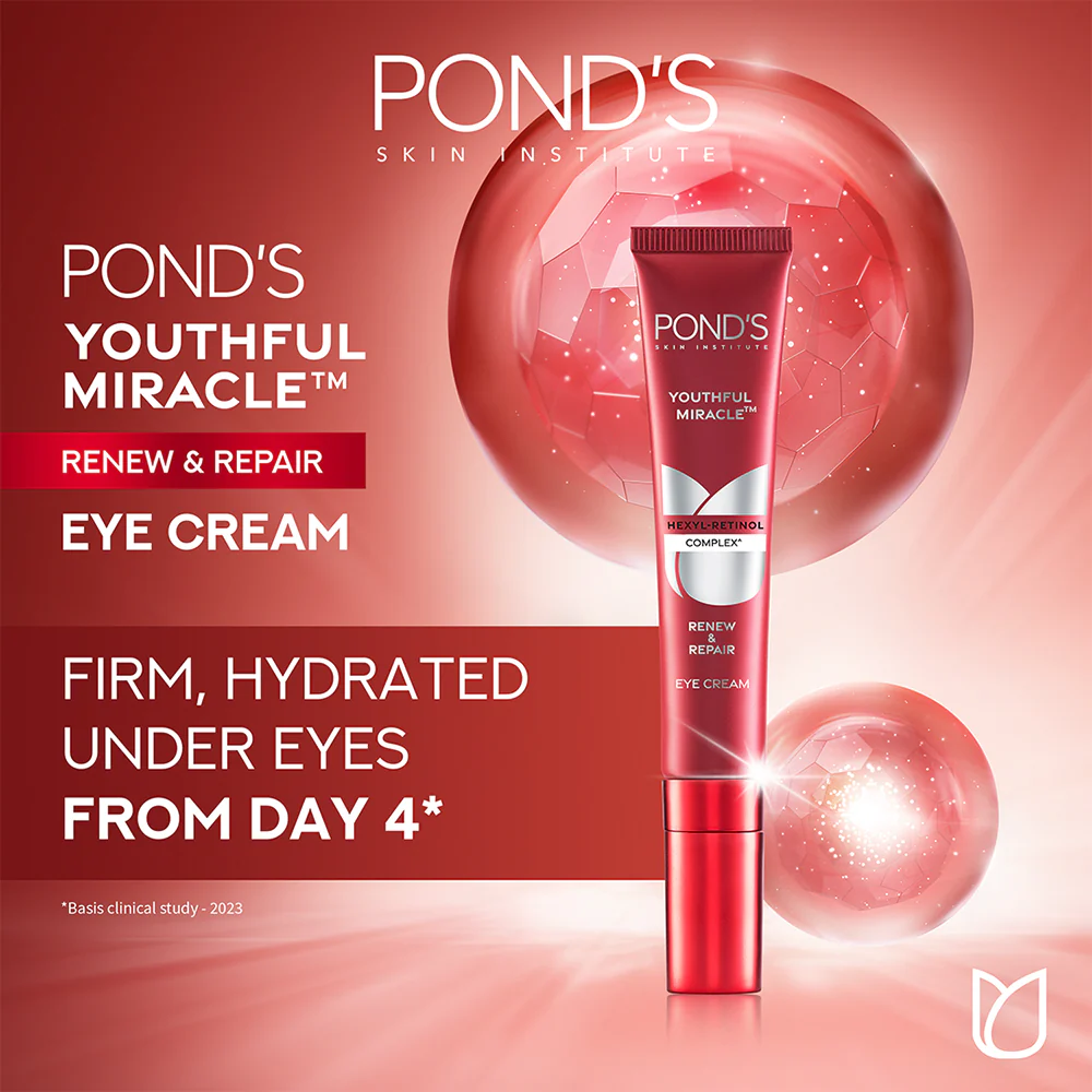 POND'S Youthful Miracle Hexyl Retinol, Renew & Repair Eye Cream - Image 7