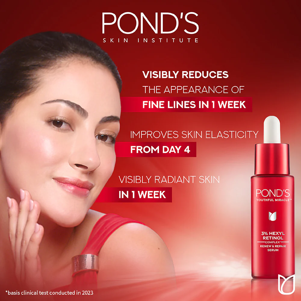 POND'S Youthful Miracle Hexyl Retinol, Renew & Repair Serum - Image 3