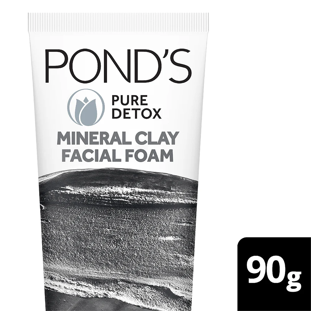 POND'S Pure Detox Mineral Clay Facial Foam For Oil Free Glow, (90gm) - Image 3