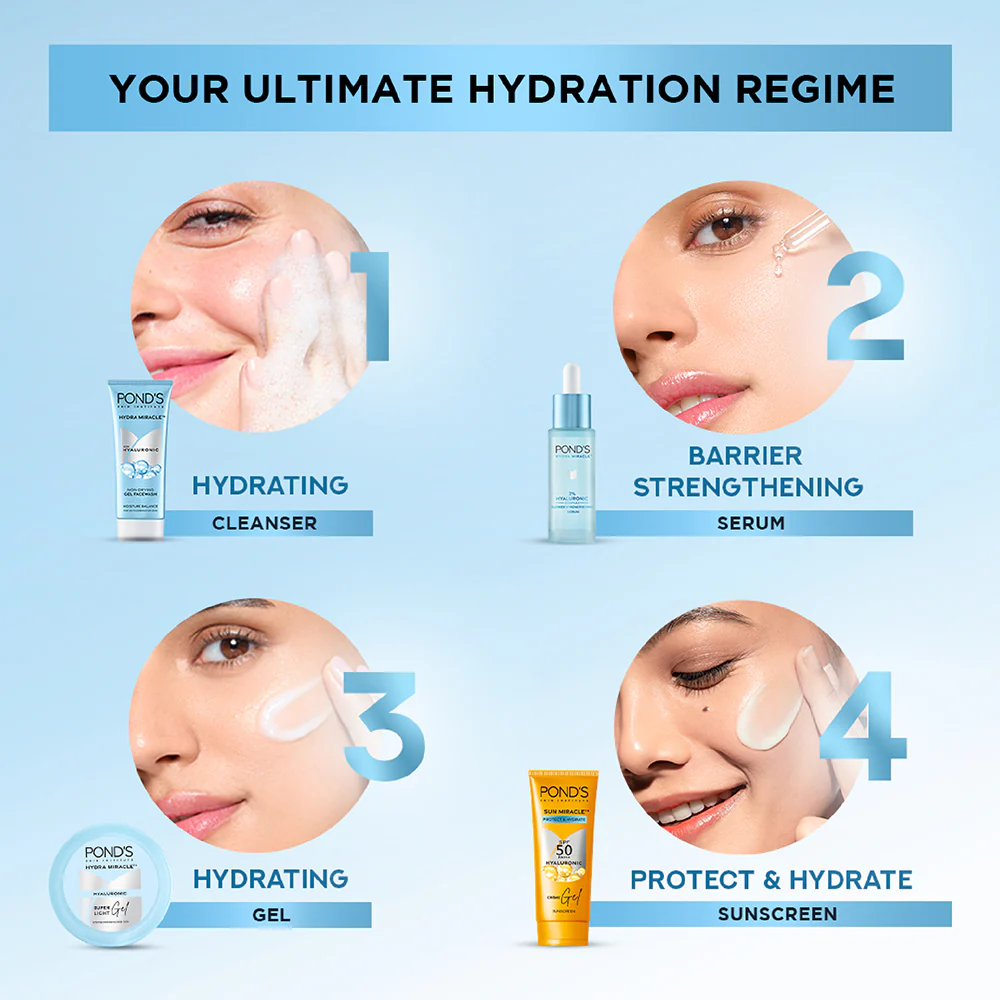 POND'S Super Light Gel Oil-Free Moisturize with Hyaluronic Acid & Vitamin E 48HR Hydration - Image 14